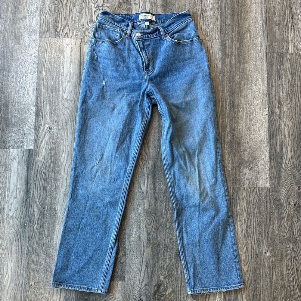 Abercrombie & Fitch Jeans The 90’s Straight Ultra High Rise Curve Love Size 4